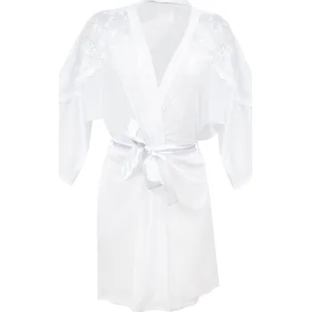 Dámský erotický župan Dámský župan Muriel Barva: Bílá, Velikost: L