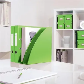 Spirálový sešit "Wow", zelená, čtverečkovaný, A5, 80 listů, LEITZ