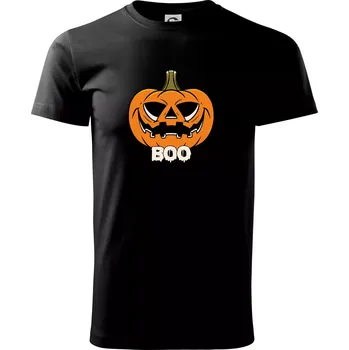 Pánské tričko Halloween dýně - Triko extra velké (5-8XL) - 8XL ( Černá )