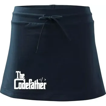 Dámská sukně The codefather - Sportovní sukně - two in one - L ( Námořní modrá (velmi tmavá - téměř černá) )
