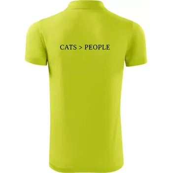 Pánská košile Cats > people - Polokošile Victory sportovní (dresovina) - S ( Limetková )