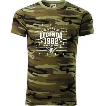Pánská móda Zedník - legenda - 1982 - Army CAMOUFLAGE - XS ( Zelený maskáč )