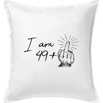 Polštář I am fuck off 50 - Polštář 50x50 - 50x50 - Pouze potah ( Bílá )