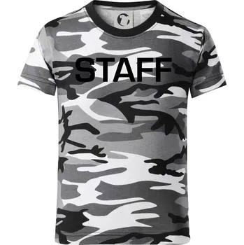 Chlapecké tričko Staff - Dětské maskáčové triko - 104-110cm / 3-4 roky ( Šedý maskáč )