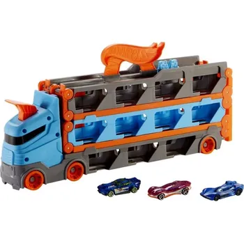 autíčko Hot Wheels závodní přepravce 2v1