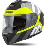 Výklopná helma CASSIDA Modulo 2.1 Profile (bílá, černá, fluo žlutá, šedá), vel. M