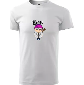 Jsem ďábel muzikant rocker - Triko extra velké (5-8XL) - 6XL ( Bílá )