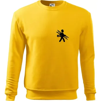 Pánská mikina Kominík logo prso - Mikina Essential pánská - M ( Žlutá )
