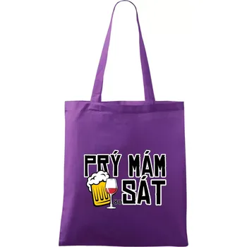 Prý mám 80 SÁT - Taška bavlněná - 42 x 38 cm ( Fialová )