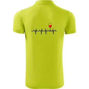 Pánská košile Víno ekg - Polokošile Victory sportovní (dresovina) - 2XL ( Limetková )