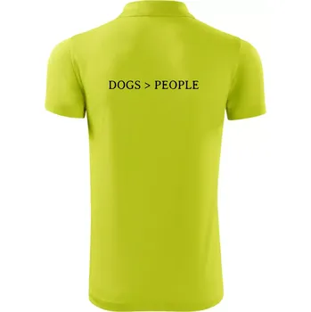 Pánská košile Dogs > People - Polokošile Victory sportovní (dresovina) - S ( Limetková )