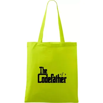 The codefather - Taška bavlněná - 42 x 38 cm ( Limetková )