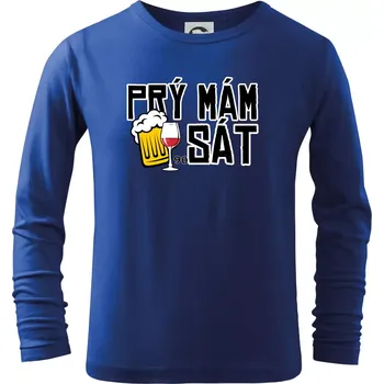 Chlapecké tričko Prý mám 90 SÁT - Triko dětské Long Sleeve - 122 cm/6 let ( Královská modrá )