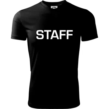 Staff - Dětské triko sportovní (dresovina) - 158 cm/12 let ( Černá )