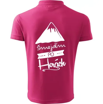 Pánská košile Šmejdím po horách - Polokošile pánská Pique Polo 203 - 2XL ( Purpurová )