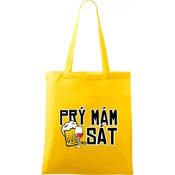 Prý mám 90 SÁT - Taška bavlněná - 42 x 38 cm ( Žlutá )