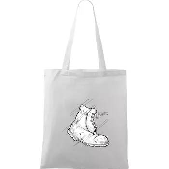 Boty do nepohody - Taška bavlněná - 42 x 38 cm ( Bílá )