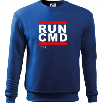 Pánská mikina Run CMD - Mikina Essential pánská - S ( Královská modrá )