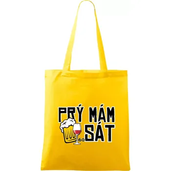 Prý mám 60 SÁT - Taška bavlněná - 42 x 38 cm ( Žlutá )