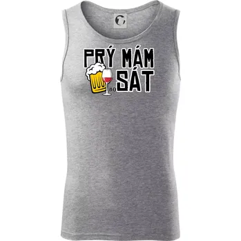 Prý mám 80 SÁT - Tílko pánské Core - 2XL ( Tmavě šedý melír )