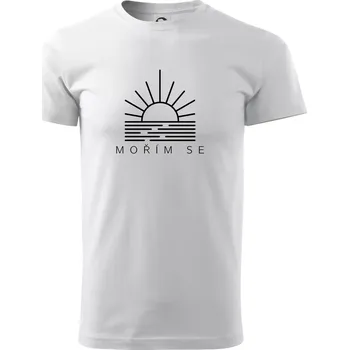 Ikona - mořím se - Triko extra velké (5-8XL) - 7XL ( Bílá )