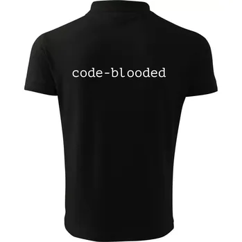 Pánská košile Code blooded - Polokošile pánská Pique Polo 203 - 2XL ( Černá )