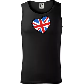 Pánské termoprádlo Británie srdce velké - Tílko pánské Core - XL ( Černá )
