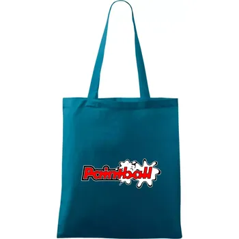 Paintball splash - Taška bavlněná - 42 x 38 cm ( Petrolejová )