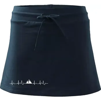 Dámská sukně Hory EKG - Sportovní sukně - two in one - XL ( Námořní modrá (velmi tmavá - téměř černá) )