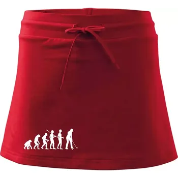 Dámská sukně Evoluce golf - žena - Sportovní sukně - two in one - L ( Červená )