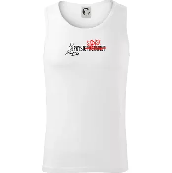 Physiotherapist sadist - Tílko pánské Core - 2XL ( Bílá )