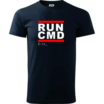 Run CMD - Triko extra velké (5-8XL) - 7XL ( Námořní modrá (velmi tmavá - téměř černá) )