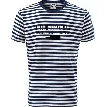 Miluju literaturu - Triko na vodu - L ( Prouhovaná )