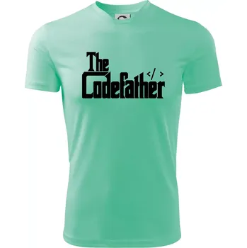 The codefather - Dětské triko sportovní (dresovina) - 146 cm/10 let ( Mátová )