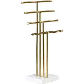 Šperkovnice Fuzio kovový stojan na šperky Sondra Zlatý Fuzio 97k-cube