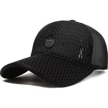 Kšiltovka Síťová Pánská lehká kšiltovka Sports Černá EDIKO 97k-cube