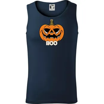 Pánské termoprádlo Halloween dýně - Tílko pánské Core - L ( Námořní modrá (velmi tmavá - téměř černá) )