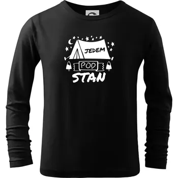 Jedem pod stan - Triko dětské Long Sleeve - 158 cm/12 let ( Černá )