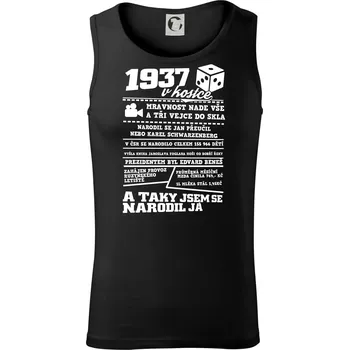 1937 v Kostce - Tílko pánské Core - XL ( Černá )