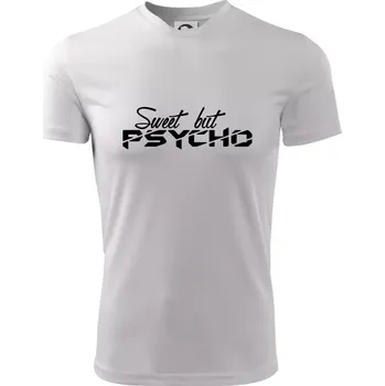 Chlapecké tričko Sweet but psycho - Dětské triko sportovní (dresovina) - 146 cm/10 let ( Bílá )