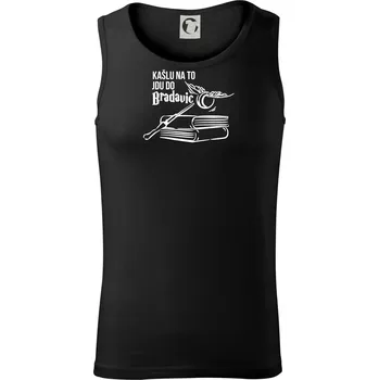 Kašlu na to, jdu do Bradavic - Tílko pánské Core - L ( Černá )