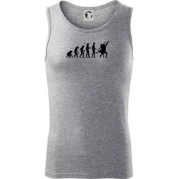 Pánské termoprádlo Evoluce tanec - tančící dvojice - Tílko pánské Core - L ( Tmavě šedý melír )