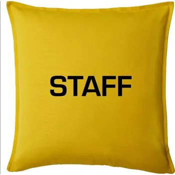 Polštář Staff - Polštář 50x50 - 50x50 - Pouze potah ( Žlutá )