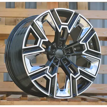 Disk Alu kola Racing Line HF5220, 20x8.5 5x112 ET28, černá + leštění (zátěžová) vhodné pro BMW 5 G60 (od 2024), BMW i5, BMW iX