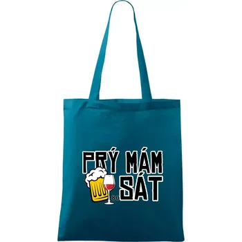 Prý mám 80 SÁT - Taška bavlněná - 42 x 38 cm ( Petrolejová )