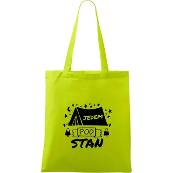Jedem pod stan - Taška bavlněná - 42 x 38 cm ( Limetková )