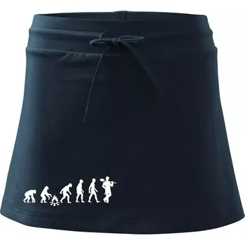 Dámská sukně Evoluce kominík v klobouku - Sportovní sukně - two in one - XL ( Námořní modrá (velmi tmavá - téměř černá) )