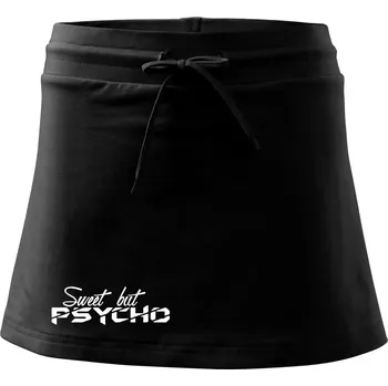 Dámská sukně Sweet but psycho - Sportovní sukně - two in one - XS ( Černá )