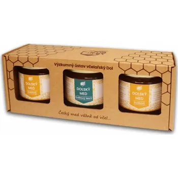 Dárkové balení Dolských medů 3 x 270 g