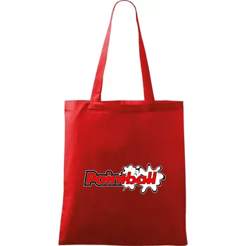 Nákupní taška Paintball splash - Taška bavlněná - 42 x 38 cm ( Červená )